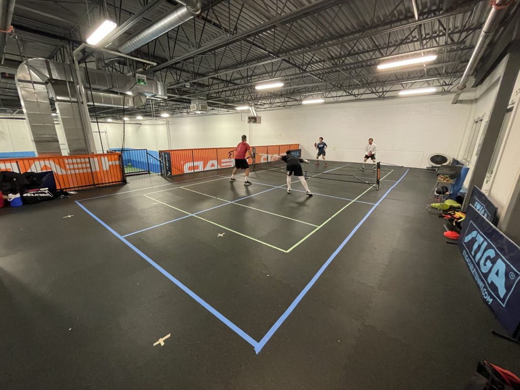 Pickleball Tennis by Dennis Vaughan Indoor Pickleball courts lessons